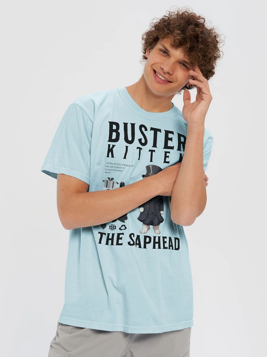The Saphead - Buster Kitten - Black Logo TShirt product image (17)