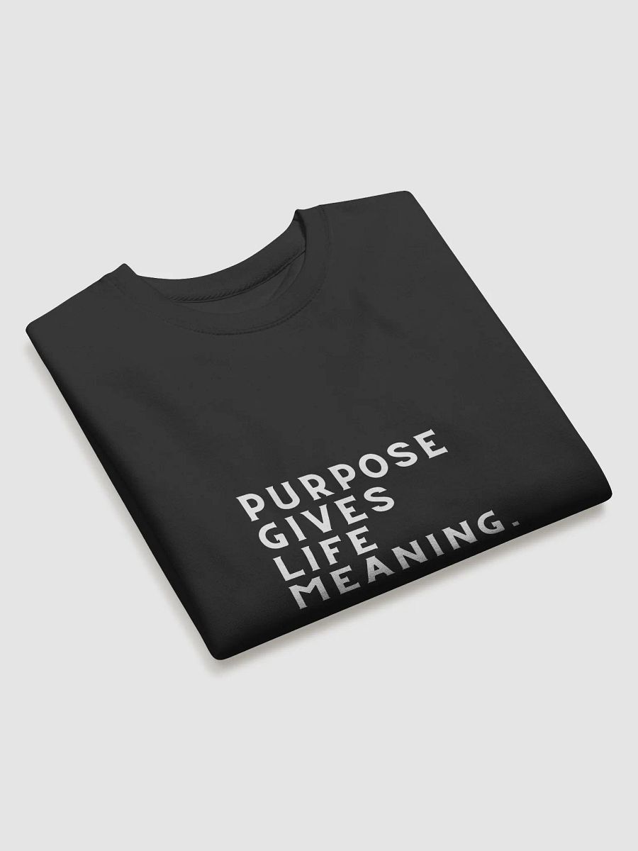 Meaningful Purpose Premium Sweatshirt "purpose gives life meaning" product image (15)