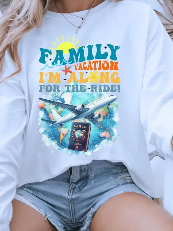 Women's Supersoft Relaxed-fit T-Shirt Family Vacation Graphic product image (2)