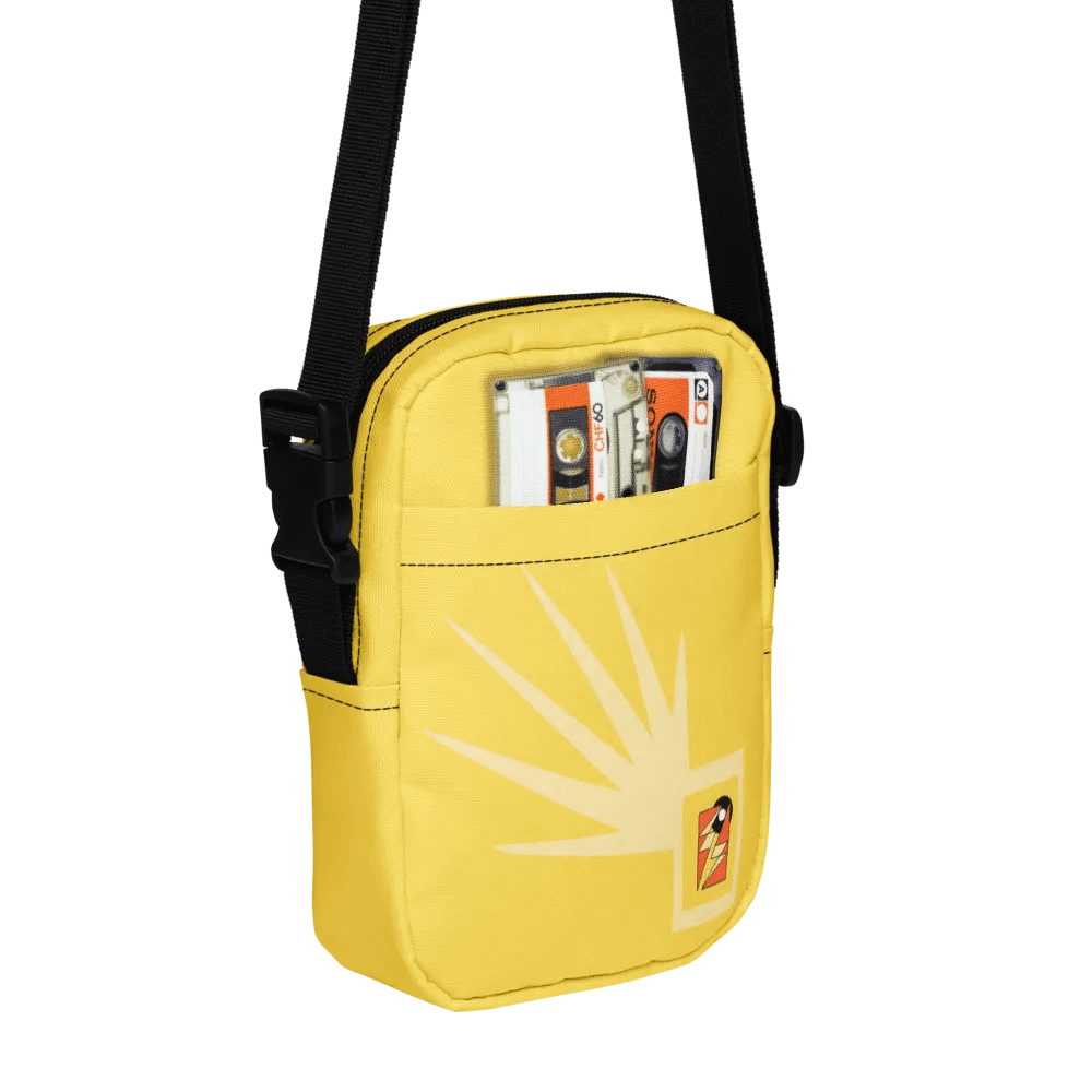 TB 303 Chill-out Lady by Frank Fonik, Techno EDM Utility Crossbody Bag product image (2)