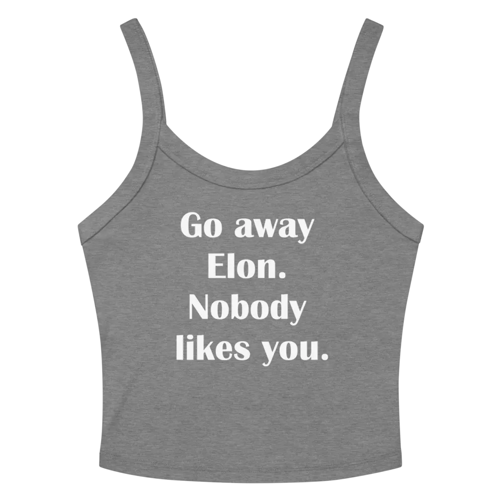 Go Away Elon Crop Tank product image (2)