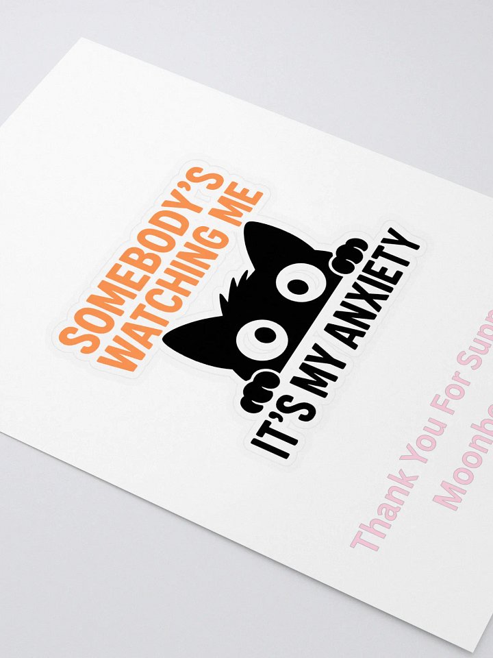 Anxiety Kitty Sticker product image (2)