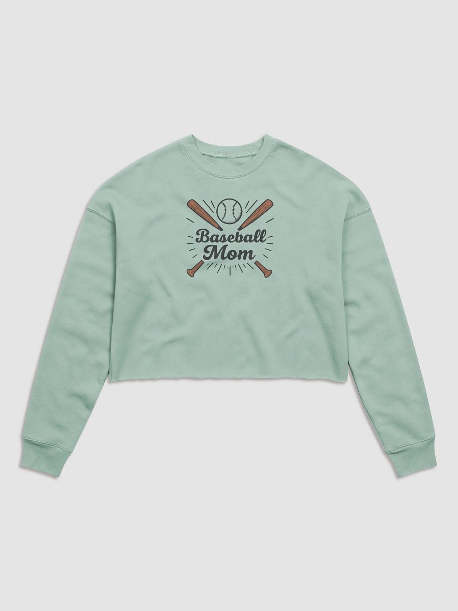 Baseball Mom Crop Top – Vintage Sports Style for Game Day Moms product image (1)