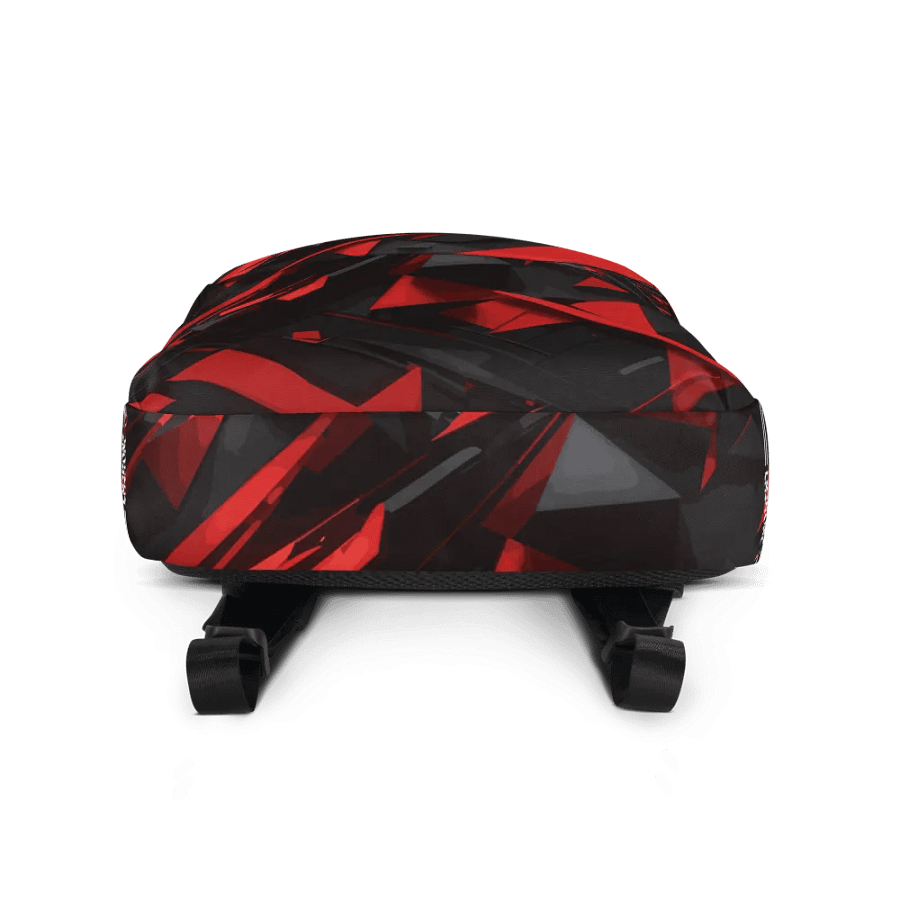 Dynamic Abstract Fragmented Red - All-Over Print Backpack product image (9)