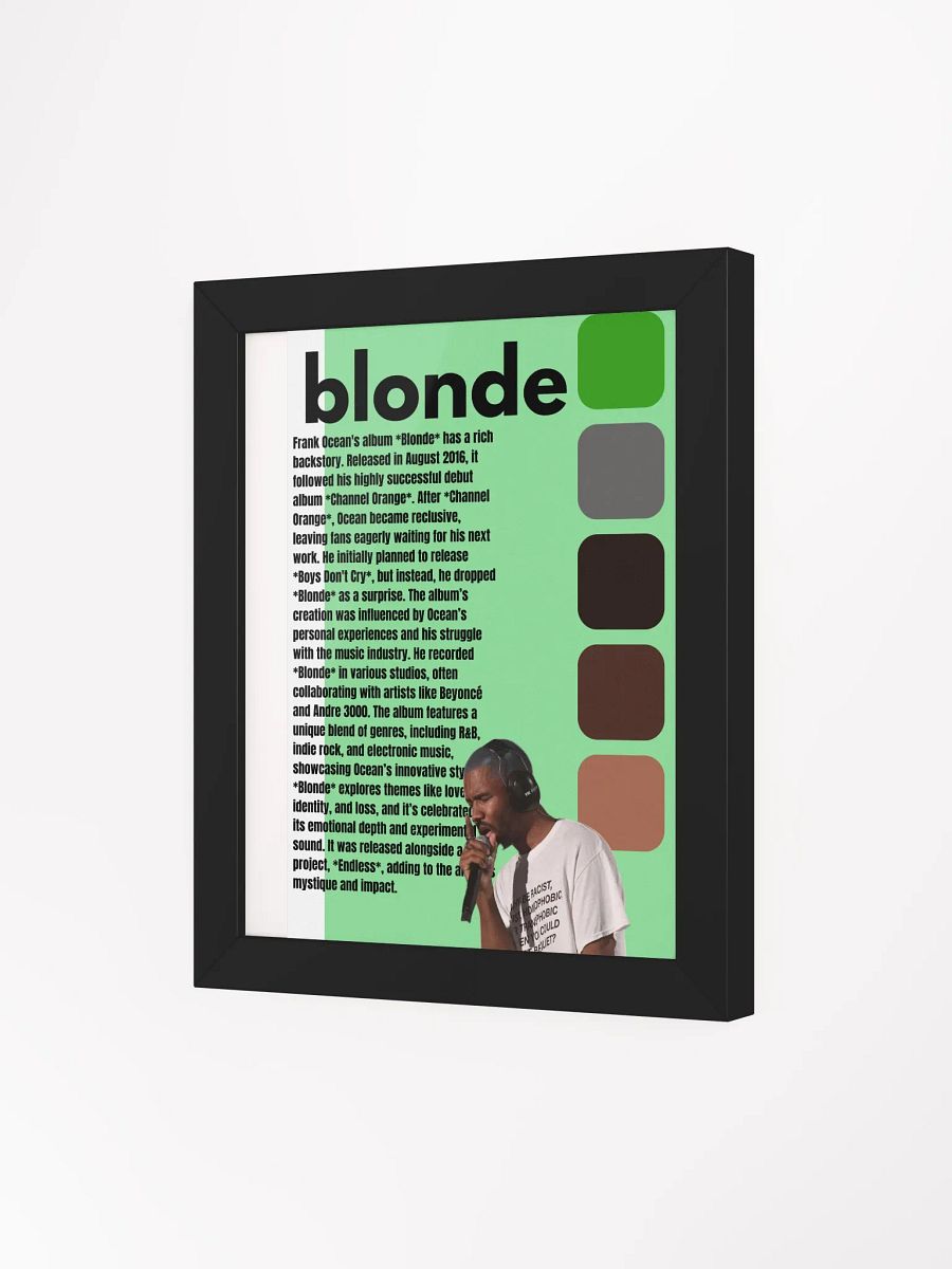 (8X10in) Blonde: Framed Matte Poster product image (3)