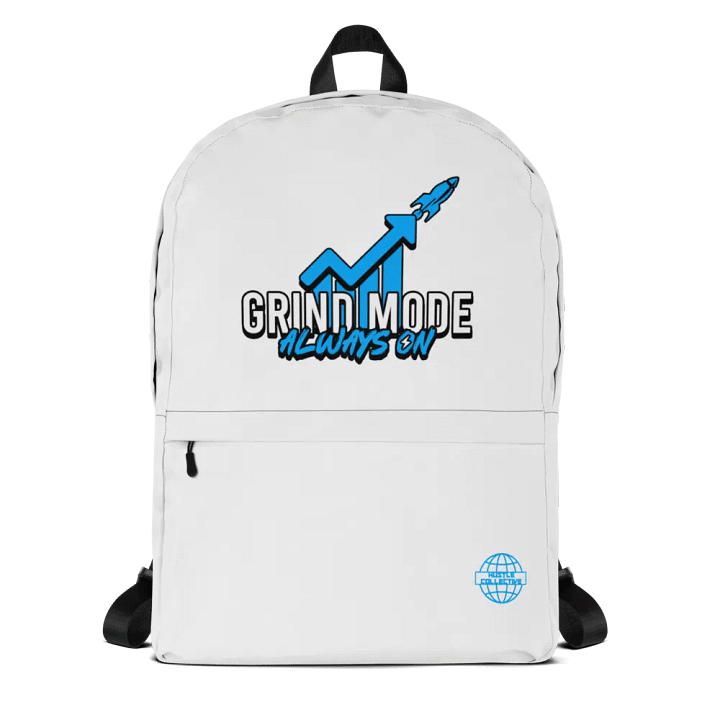 Grind Mode Always On Backpack (White) product image (1)
