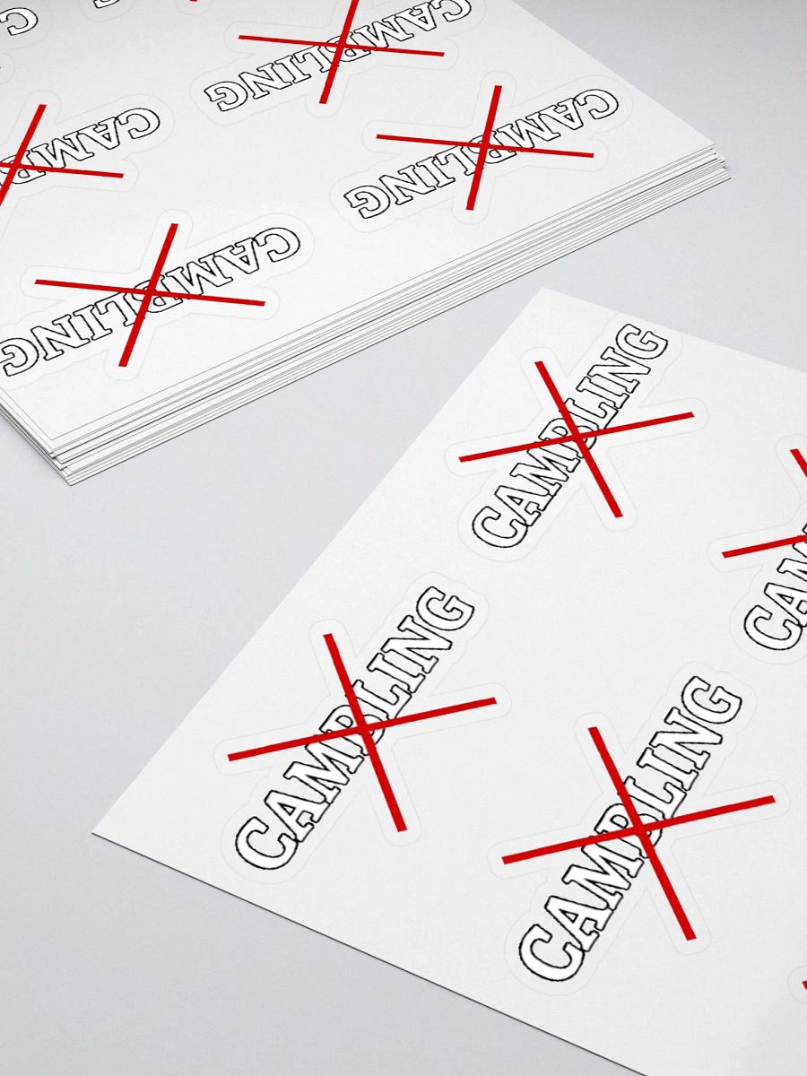 Dont Camble Stickers product image (4)