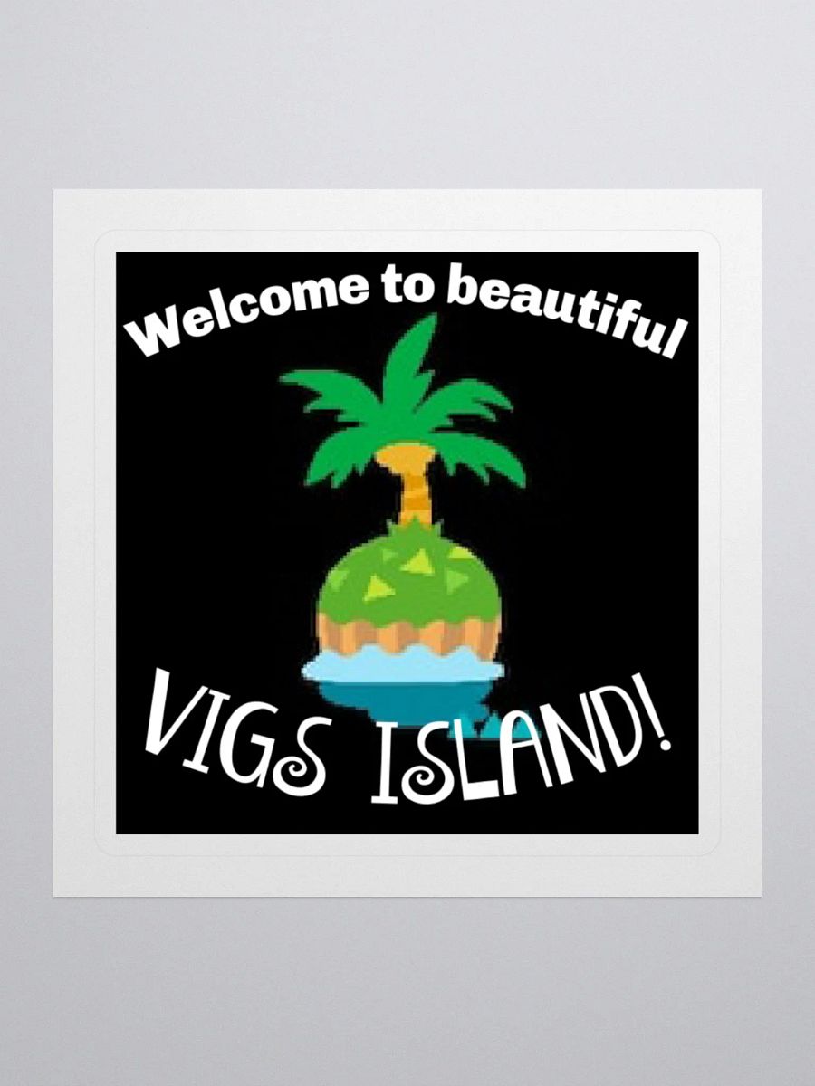 Vigs Island sticker product image (1)
