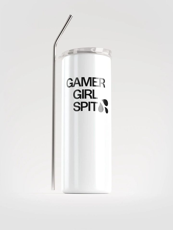 Gamer Girl Spit Tumbler White product image (1)