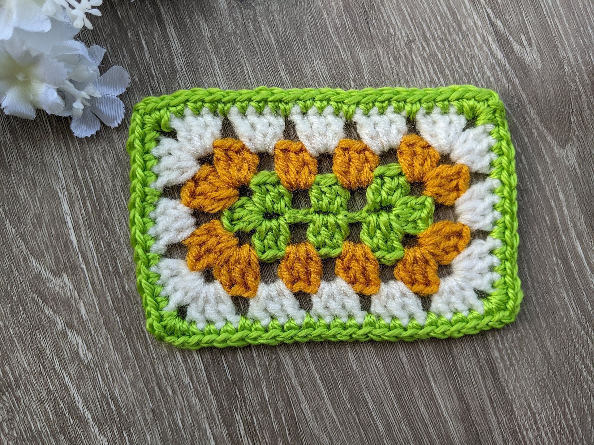 Lace Crochet Granny Rectangle Pattern product image (5)