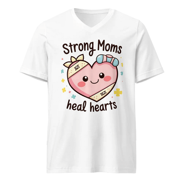 Strong moms, Heartfelt Healing V-Neck Tee product image (1)