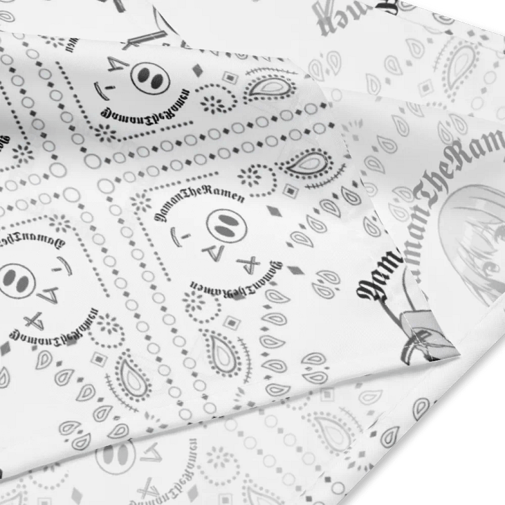 YTR Official Anime Girl Custom Bandana (Mirrored) White product image (2)