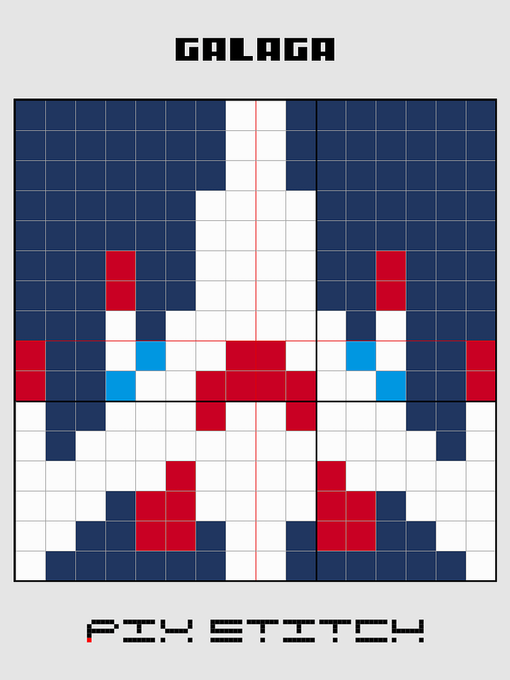 Galaga Pixel Art product image (2)