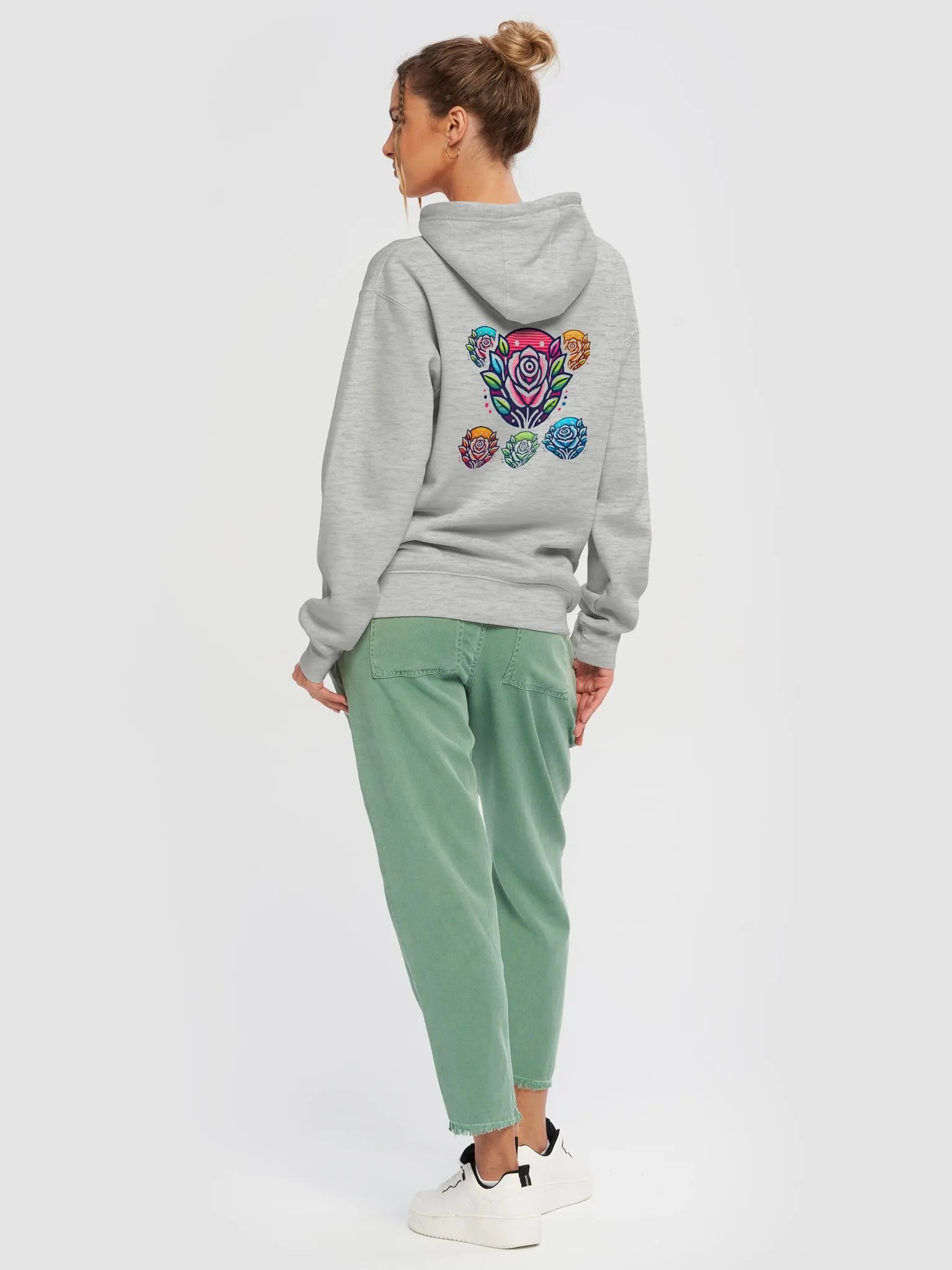 Symmetrical Rose Garden Hoodie product image (16)