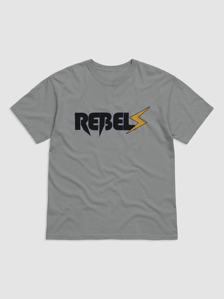 Rebels T-Shirt Light Gray | Black / Orange / Blue Outline product image (1)