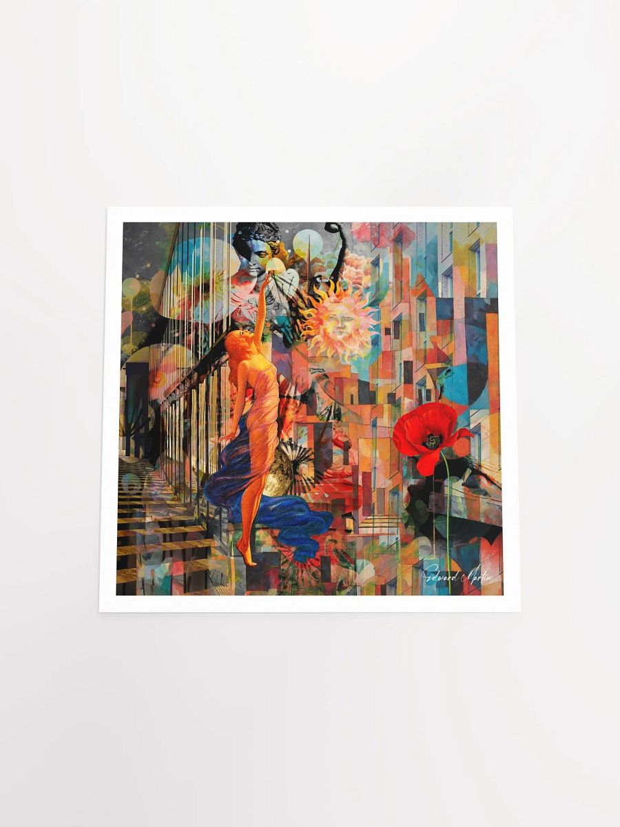 'Unlimited' by Edward Martin-Surreal Sunburst Poster product image (18)