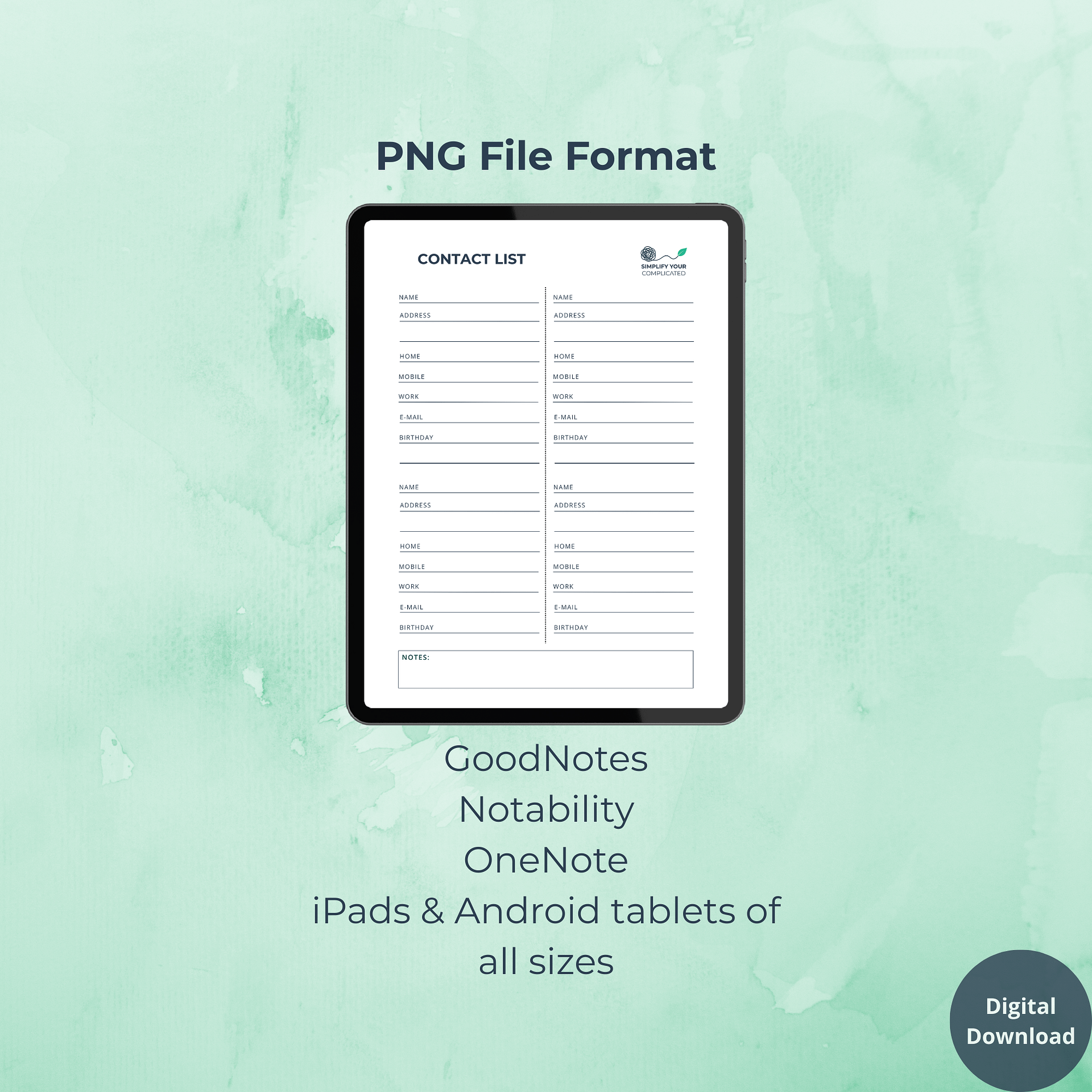 Contact List product image (4)