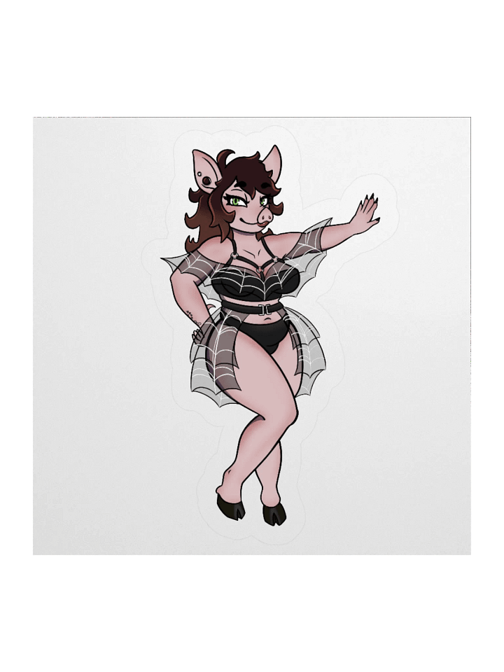 Piggy Pinup Sticker product image (1)