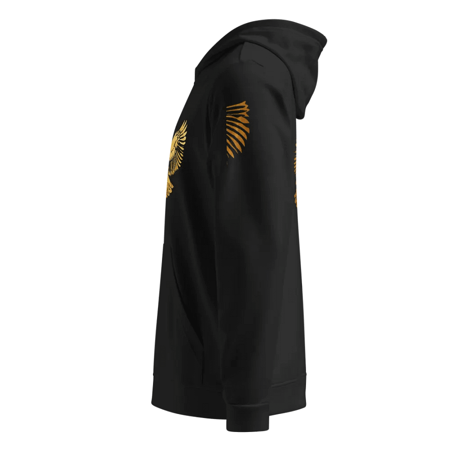 məˈjestik - Air - Gold - Minimal | Fleece Hoodie | Adidas | IronSilkTigerCrane product image (7)