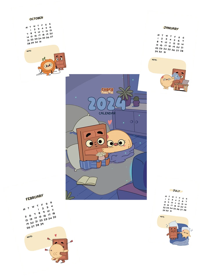 Digital Printable 2024 Calendar product image (1)