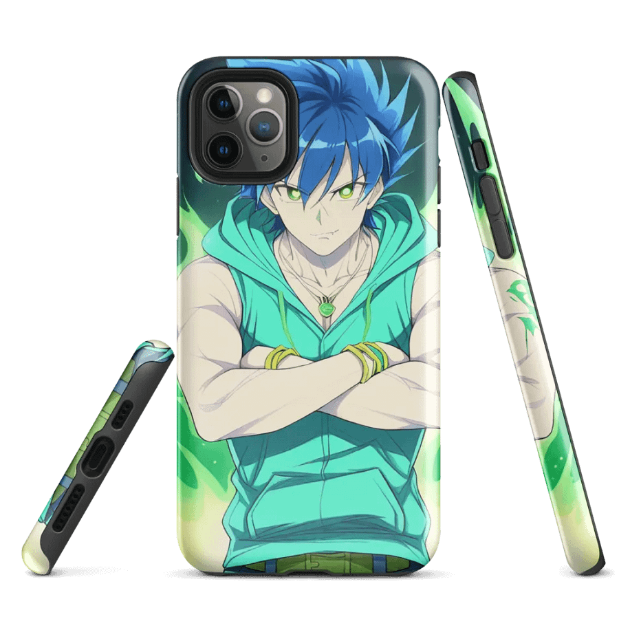 Spiky Blue Aura iPhone® Tough Case product image (3)