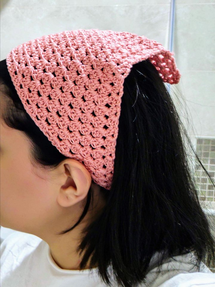 Granny stripes bandana pdf pattern product image (1)