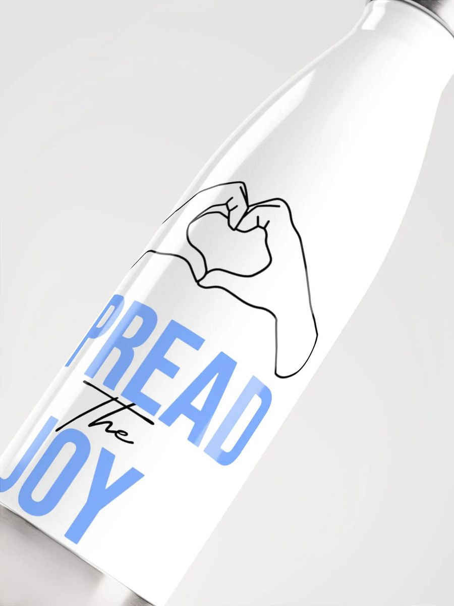 Spread the Joy Water Bottle White product image (5)
