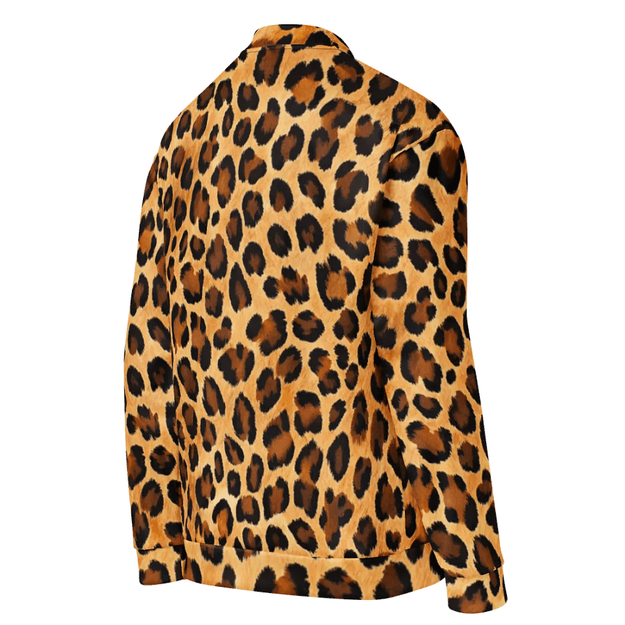 Wild at Heart Leopard Print Custom Bomber Jacket product image (9)