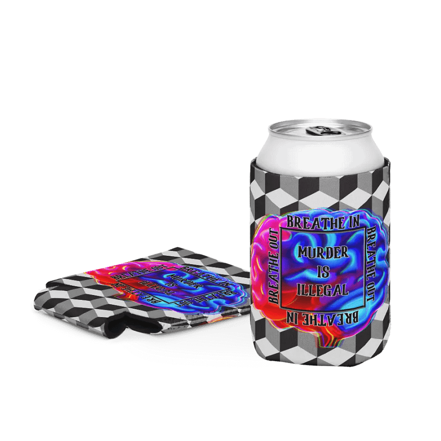 Mindful Can Cooler: Murder Is Illegal Edition product image (4)