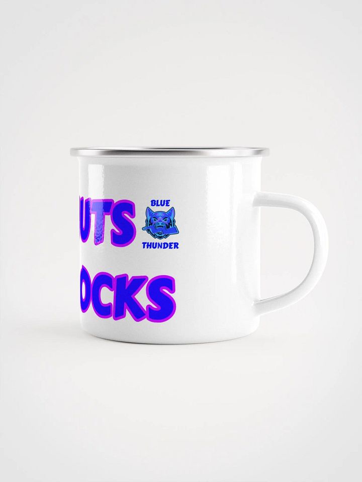 FLUCKNUTS MC-BOLLOCKS Enamel Mug product image (1)