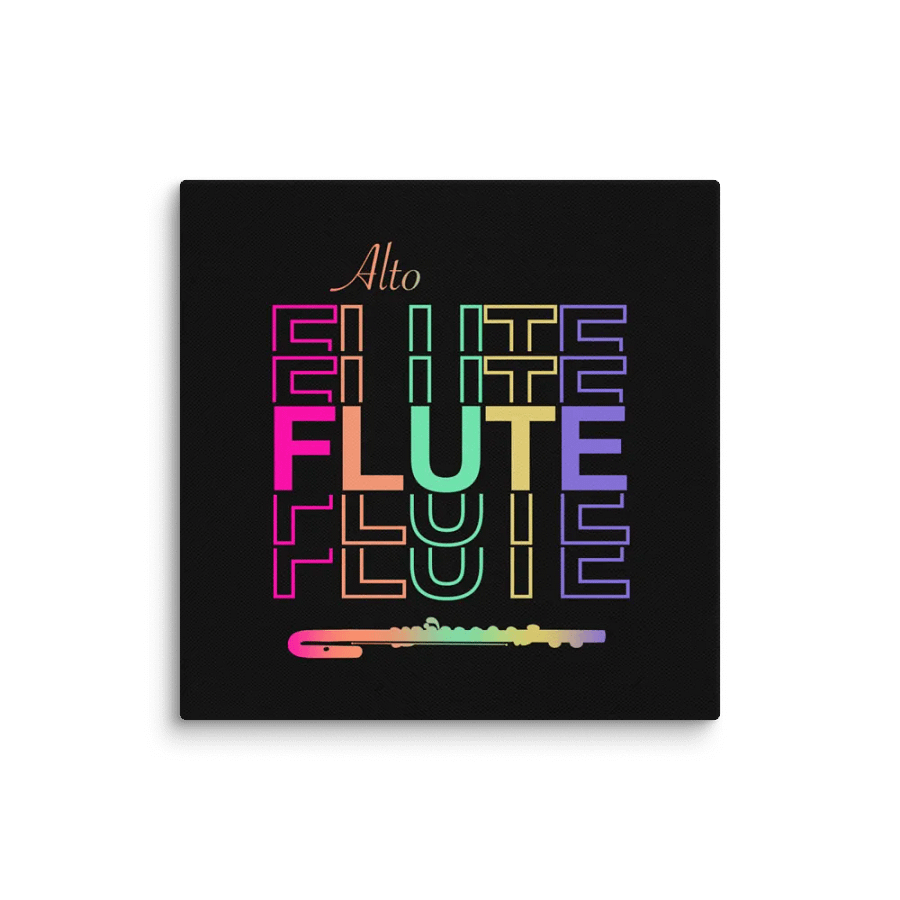 Symmetrical Flute Graphic Canvas - Alto Flute product image (1)