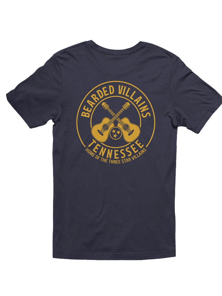 BIG-n-TALL | TSV Bearded Villains Tennessee Bella+Canvas Unisex T-Shirt | Preds Yellow Logo | Bold Brotherhood Style & Premium Comfort Tee product image (4)