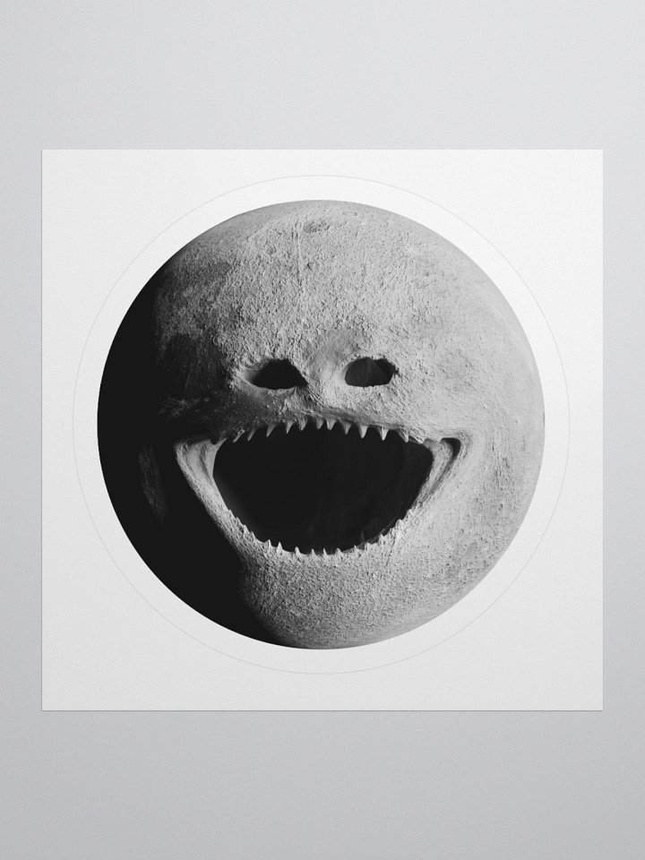 The Moon Woke Up Sticker product image (3)
