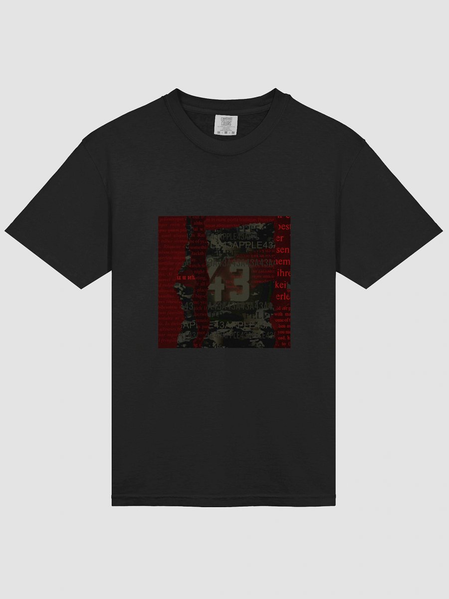 "43" Graphic T-Shirt (Red & Multicam Black) product image (3)