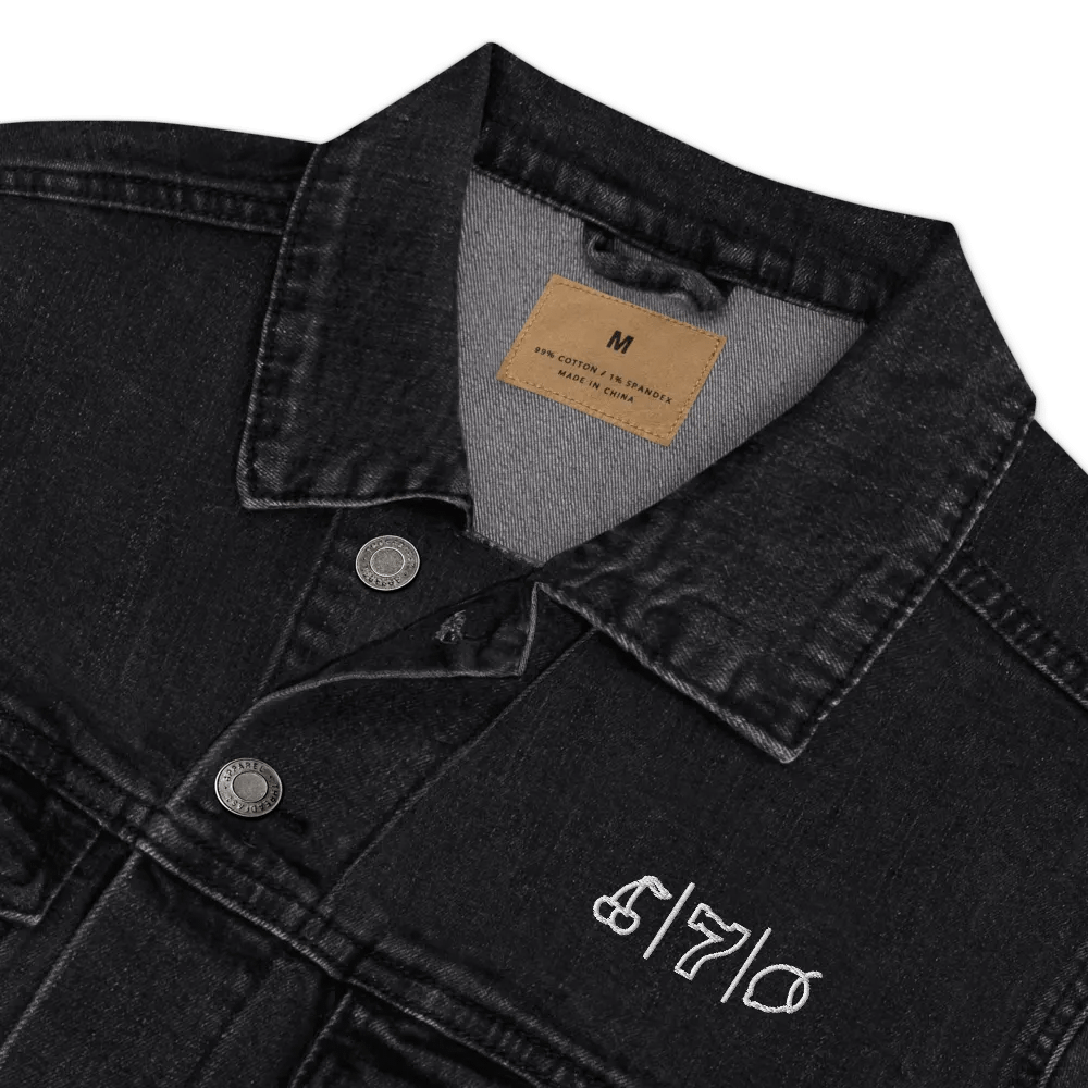 Cdog Spins Black Denim Jacket product image (11)
