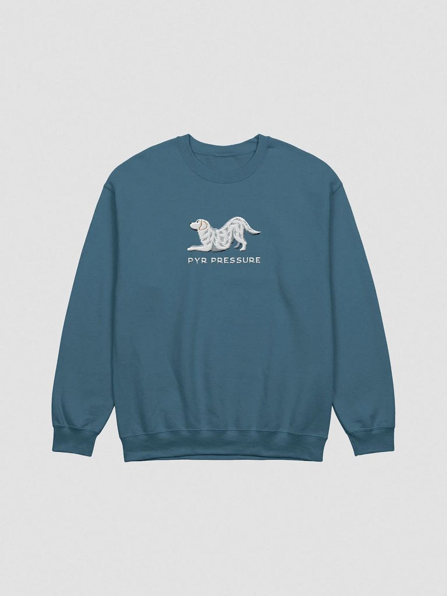 Pyr Pressure Sweatshirt (Embroidered) of a Great Pyrenees product image (4)