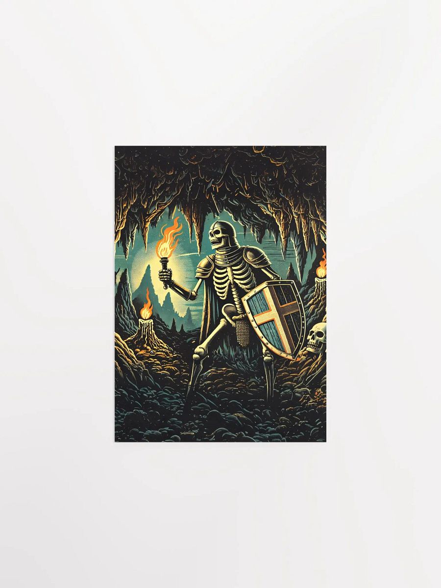 Skeleton Knight Explorer Premium Matte Poster product image (4)
