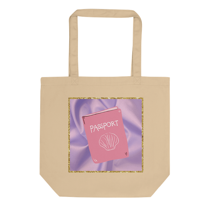 📮🌸 Glowlita "Love Letter Passport" Reversible Beach Tote product image (1)