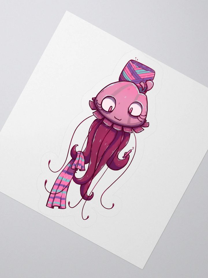 Crafty Crochet Jellyfish Sticker! product image (5)