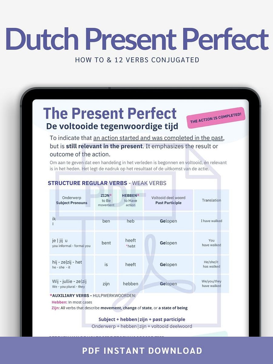 The Present Perfect product image (1)