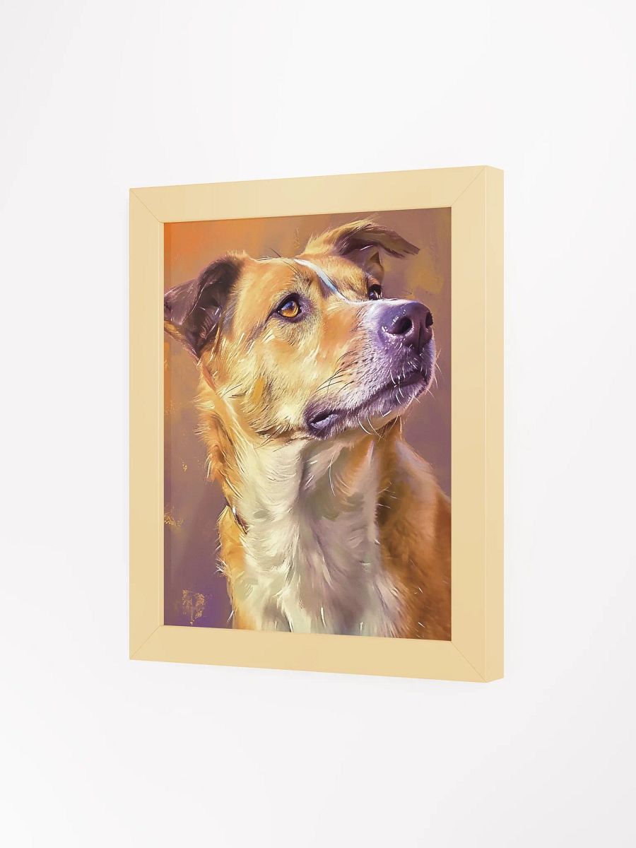 Pensive Pup Framed Art Print product image (6)