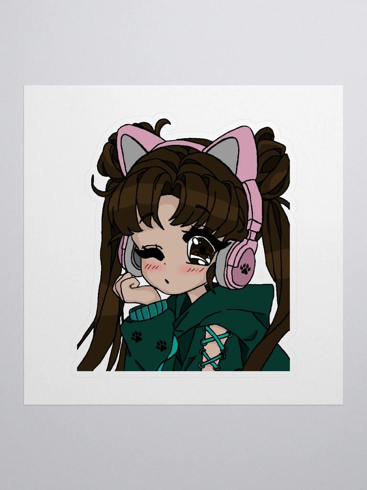 Headphones Queenie Sticker product image (1)