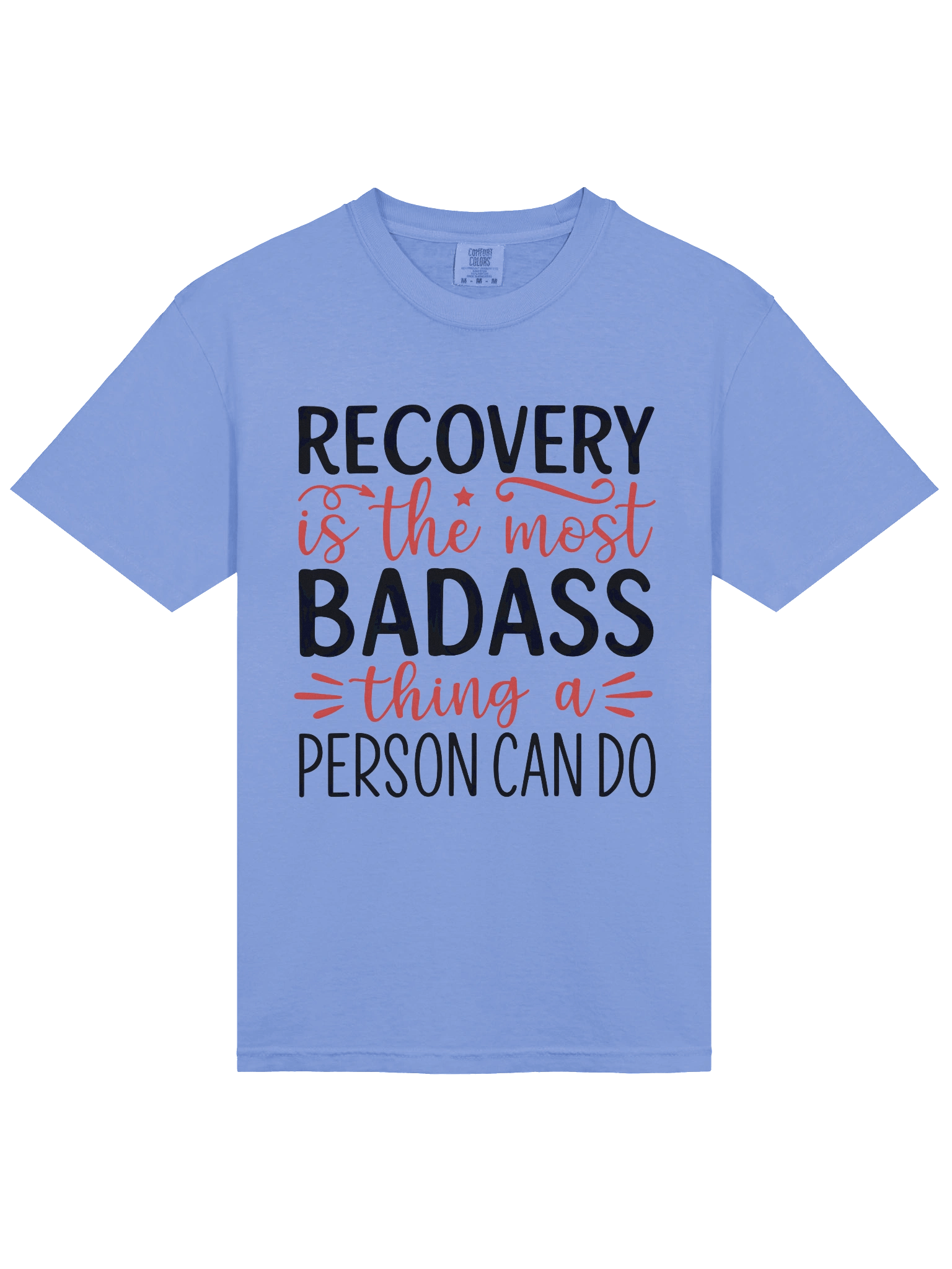 Empowerment Quote Red Text T-Shirt product image (3)