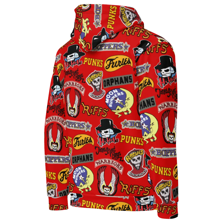 Gang Insignia - The Warriors - RED - Unisex Hoodie product image (4)