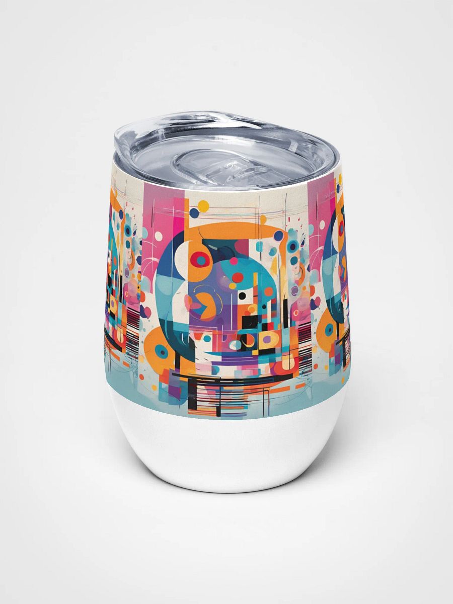 kadinsky inspired Wine Tumbler for arty moms dads friends and family product image (5)