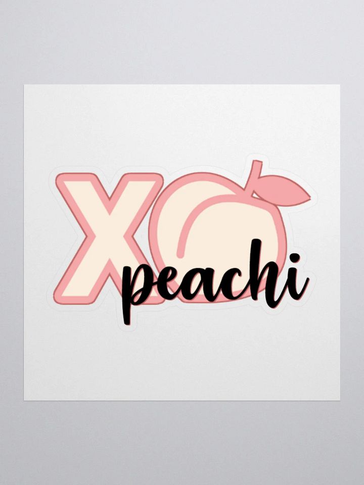 xoPEACHI Logo Sticker product image (2)