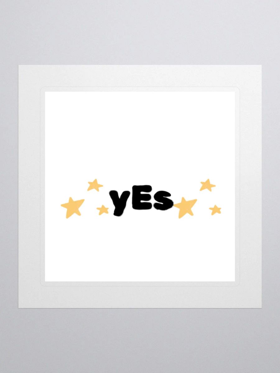 Affirmative Stars Kiss Cut Stickers product image (1)