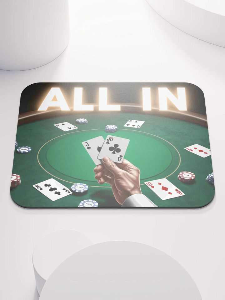 All In Poker Mouse Pad product image (1)