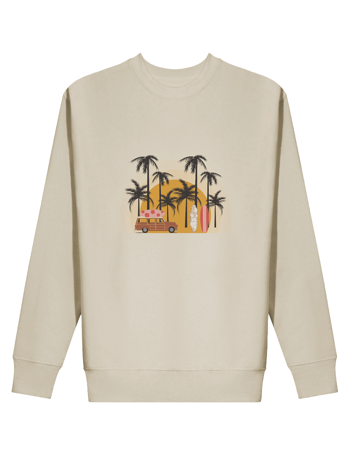 Retro Surf Wagon | Vintage Vibes & Coastal Dreams Sweatshirt product image (8)