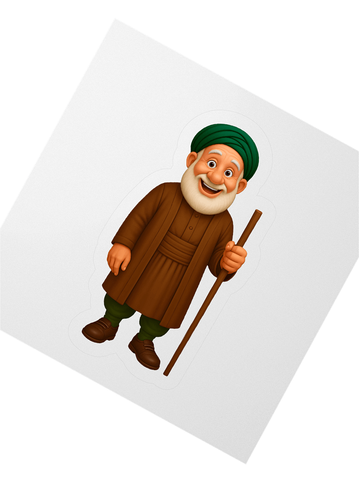 Smiling Sheikhi Kiss Cut Stickers product image (6)